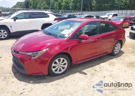 2022 Toyota Corolla Le z USA, uszkodzony, nr VIN JTDEPMAE9NJ218572
